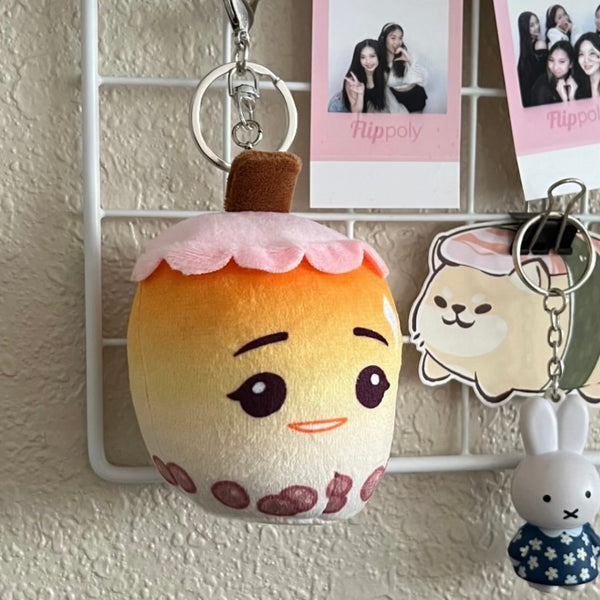 bubble plush keychain
